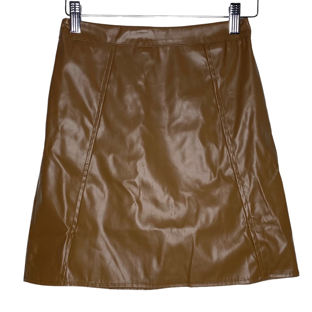 Cat Queen Yesstyle Camel Brown Mini Skirt